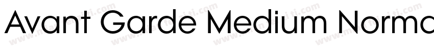 Avant Garde Medium Norma字体转换